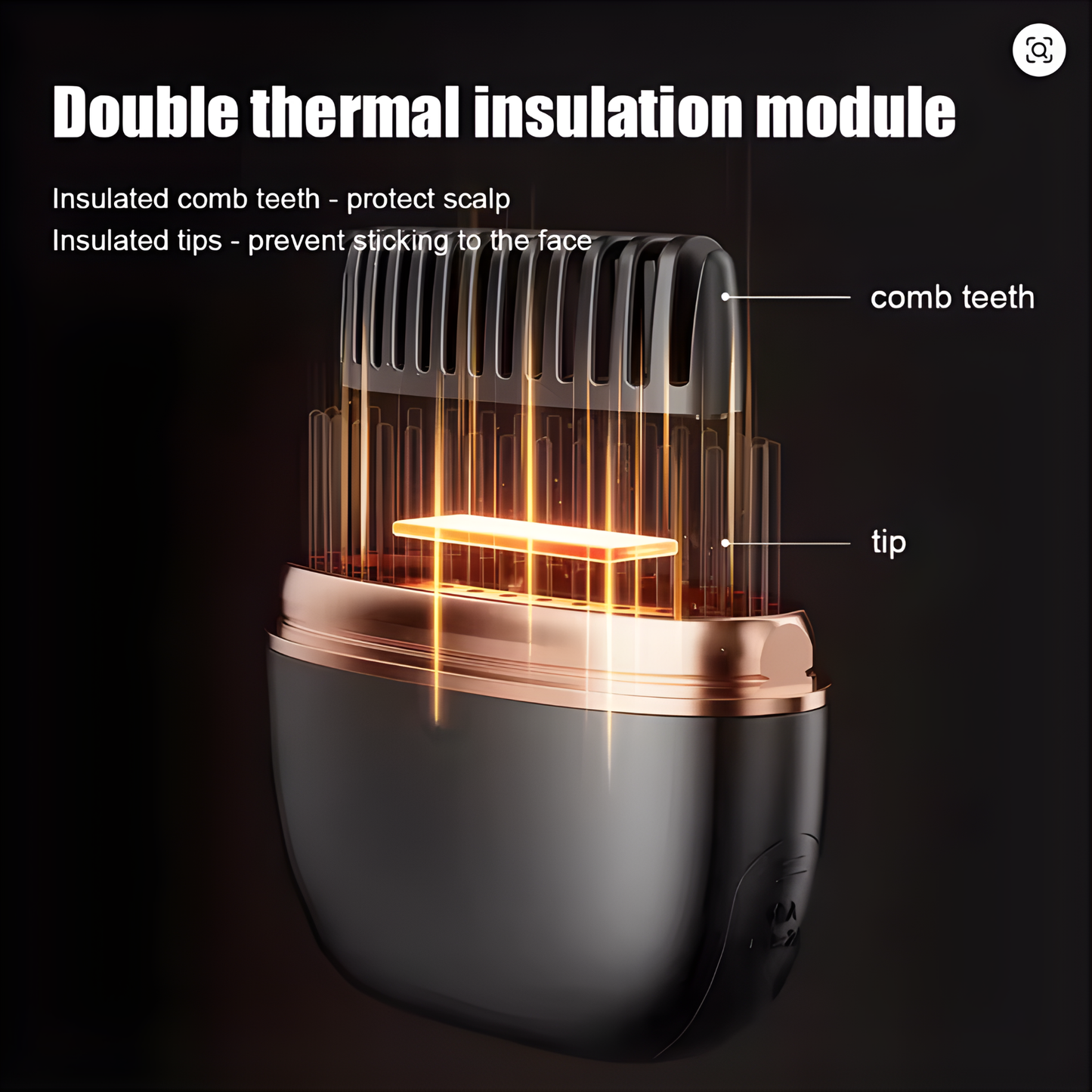 GlowComb™ Mini Portable Hair-Straightener